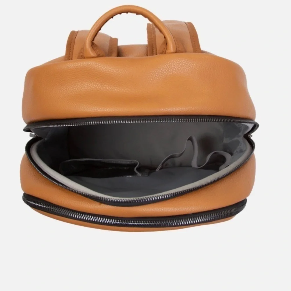 Childhome nursery back pack peanut butter PU leather bag New OS